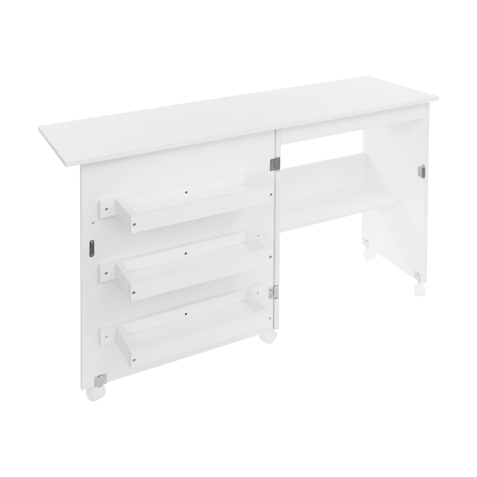 Tavolo da cucito pieghevole, per macchina da cucire, 119 x 40,6 x 80 cm