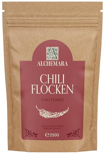Copos de chili Alchemara (250 g) – Copos de chili – Especias secas para tu cocina – Especias aromáticas