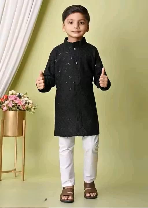 Image of Baby Boys Cotton blend dress for summer season and all seasons ||Tikki punjabi,e,p