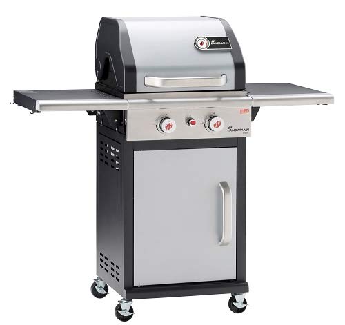 Landmann Gasgrillwagen Triton Pts 2.0, silber, 57 x 123 x 121 cm