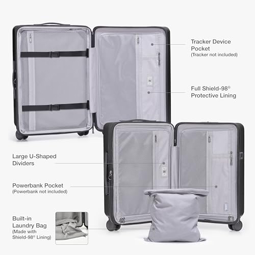 Image of Traveler's Choice Markham Hardside Expandable Luggage with Hinomoto Spinner Wheels, 30-Inch Large, Black