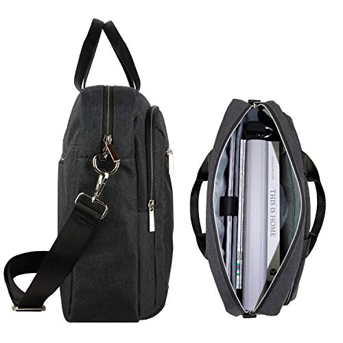 bugatti Sera Sacoche Ordinateur 15.6 Pouces RFID Noir Porte-Document