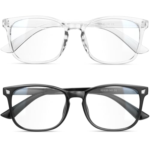 Gaoye Eyewear Frames for Men - Blue Light Blocking Square Glasses, Anti UV Ray Computer Gaming, Blue Blockers for Women
