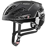uvex gravel x, casco sicuro ad alte prestazioni unisex, regolazione individuale delle dimensioni, aerazione ottimizzata, black skyfall matt, 52-57 cm