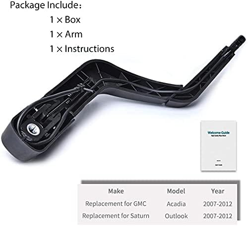 OTUAYAUTO Replacement for 2007-2012 GMC Acadia/SATURN Outlook Rear Wiper Back Arm