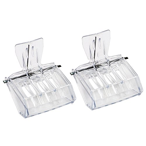 M.Z.A 5PCS Queen Bee Cage Catcher Clips Plastic Beekeeping Catching Tools Transparent catch Beekeeper Equipment (5)