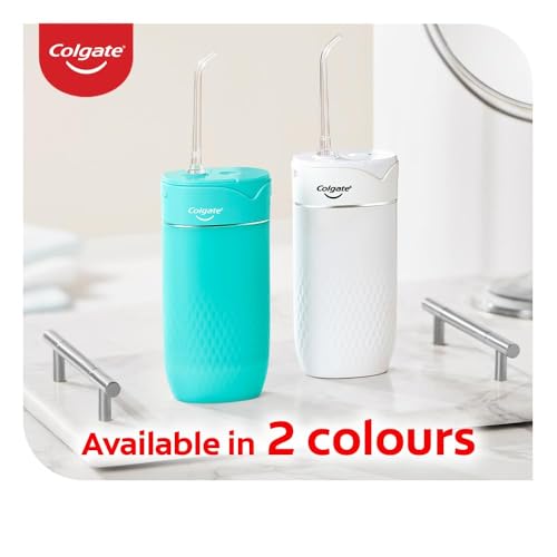 Image of Colgate Blast Water Flosser Green, 140ml, Waterproof design with 3 adjustable pressure modes, with Rechargeable Battery included that lasts upto 4 weeks