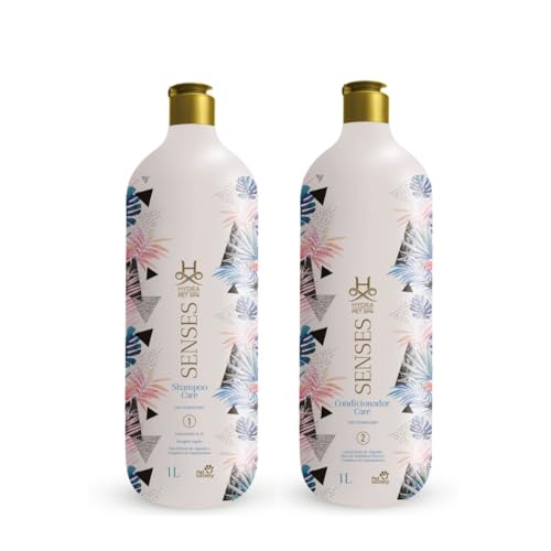 Hydra Pet Spa Senses Care Kit Shampoo e Condicionador para Pets, 1L cada, Pet Society