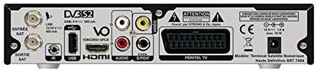 Strong SRT 7404 HD Receiver Pack + TNTSAT Viaccess Card + HDMi Cable + 12V Cable, Clear, 2 Meters - Image 4