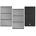 BBQration 17" Cooking Grates and Griddle for Charbroil Tru-Infrared 4-Burner Grill 463242716 463242715 466242716 463257520 463276016 463276016 for Charbroil Grill Replacement Parts