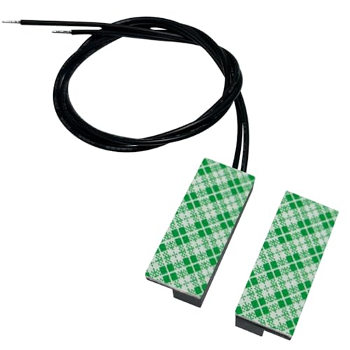 Image of 5 Sets Surface Mounted NC Magnetic Contacts Switch for Door /Window Alarm System with Double Side Tape (Black)