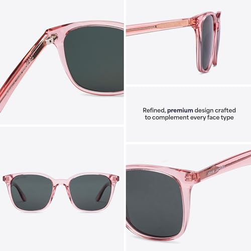 Image of John Jacobs | Polarized & UV Protection Sunglasses For Men & Women | Full Rim Round Small (Size-50) JJ S12432-C1