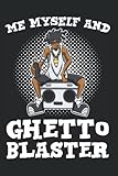  Ghetto Blaster Boombox Cassette Tape - 80S 90S Hip Hop Notebook: Daily Planner I Journal For Daily Notes I Daybook Logbook Gift I 110 Pages Dotted Lined I 6 X 9 Inches