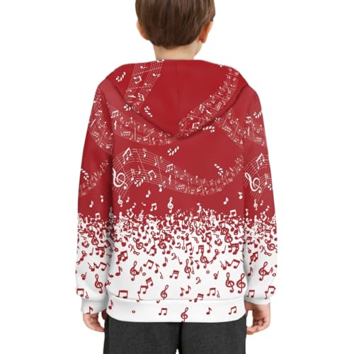 GLUDEAR Boys Girls 3D Print Ugly Christmas Pullover Hoodies Hooded Sweatshirts with Pocket Age 4-154