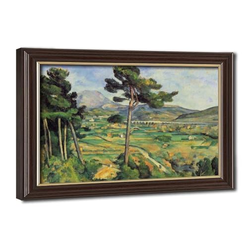 Impression Mont Sainte Victoire Cézanne tableau cadre déco salon étude