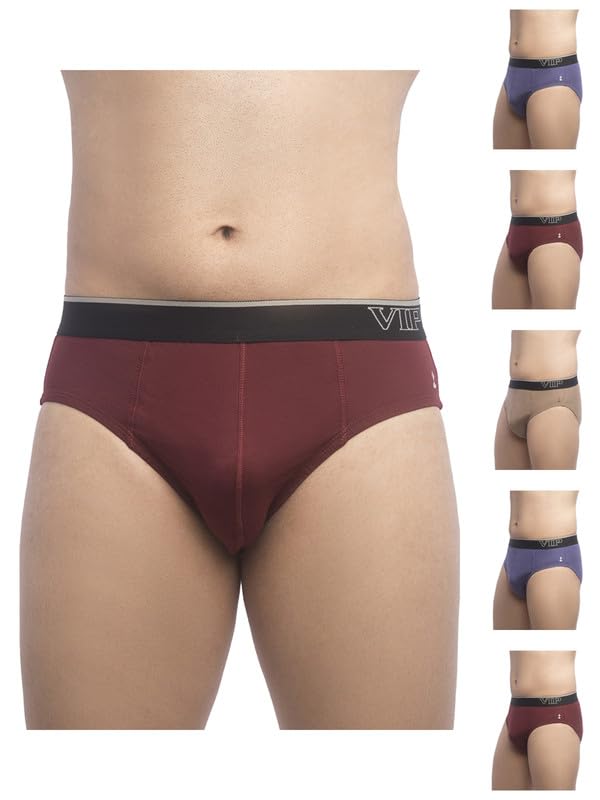 vip Men's Cotton Solid (Pack of 6) (Brief_Assorted-picture-23