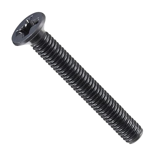 Entaniya ミリネジ 黒ステンレス 十字穴付き皿小ネジ M3-0.5 (5本入り) 【MCCHBS-M3-0.5】 (22mm)