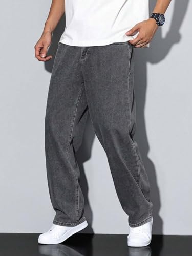 Image of KOTTY Men's Straight Fit Denim Jeans - Modern Regular Cut with Soft Fabric for Effortless Casual and Smart Look