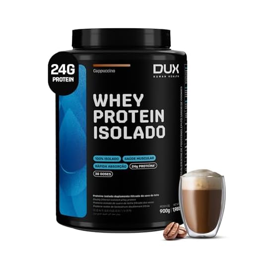 Dux Nutrition Whey Protein Isolado 900g - Cappuccino