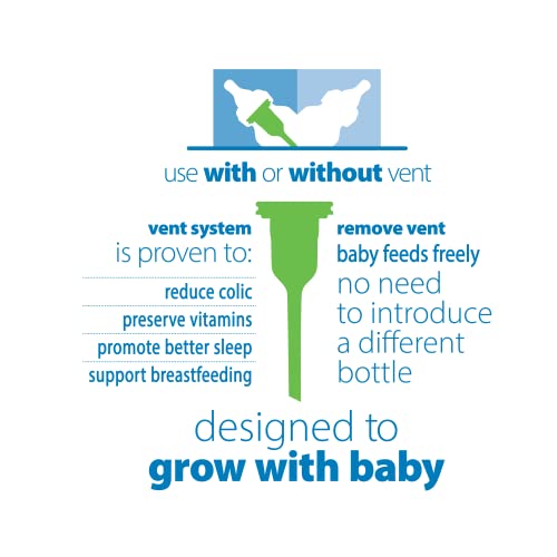 Dr. Brown’s Natural Flow® Anti-Colic Options+™ Narrow Breast To Bottle Pump & Store Feeding Set With Slow Flow Nipples, Baby Bottle Travel Caps And 100% Silicone Happypaci™ One-Piece Pacifier, Blue #TOP6