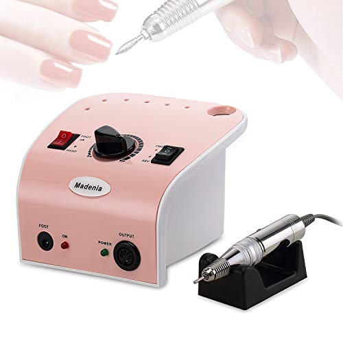 Nail Drill Electric Nail File for Acrylic Gel Nails,[110V ONLY] Professional E-File Manicure Pedicure Tools, 35000RPM