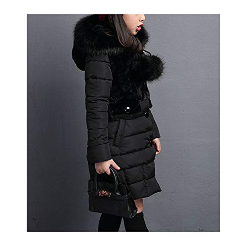 Phorecys Girls Winter Warm Coats Hooded Faux Fur Fleece Jacket Single-breasted Overcoats Outwear with Hood3