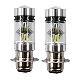 2Pcs 100W Super White Headlights Replacement for Honda TRX450R 1985-1998