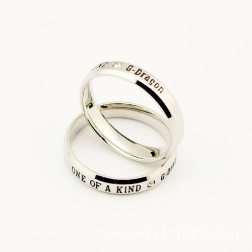 Fanstown G-dragon/G Dragon one of a kind ring GD&TOP(4 types) (Titanium 2)