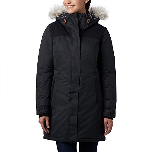 Columbia Damen Lindores Winterjacke, Schwarz, M EU