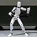 T13 Action Figure, Titan 13 Action Figure with 4 Types of Weapons and 3 Types of Hands, T 13 Action Figure Black, Nova 13 Action Figure, N 13 Action Figure, Dummy 13 (4 Colors as in the Picture)