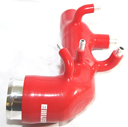 Emusa Silicone Turbocharger Inlet Hose Replacement For 2002-2007 Su-Baru Impreza Wrx Sti (Red) #TOP2