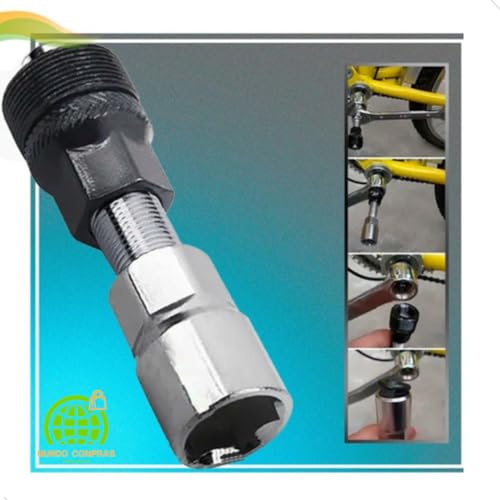 Kit Ferramenta Chave Bike Reparo Para Bicicletas Movimento Central Corrente Extrator Pedivela Mundo
