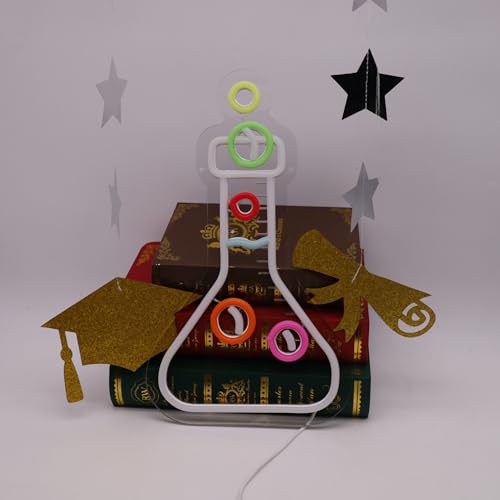 Image of XUENEYSILED Chemical Flask Neon Sign for Classroom Lab Decor Science Beaker Neon Light Chemistry Scientist Light Sign for Led Wall Art Gift