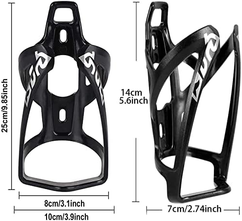 OSIGEI Bike Water Bottle Cage and 21oz Bike Water Bottle Set Lightweight Bike Bottle Holder with Screws - Image 3