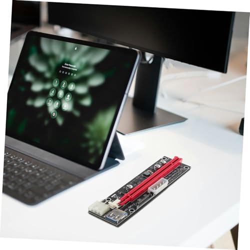 Adaptador GPU PCIe externo POPETPOP con extensor de alimentación para reducir calor en rig 6