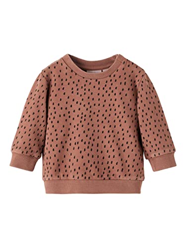 NAME IT Baby Sweatshirt NBNOON LS Sweat Box BRU (as3, Numeric, Numeric_80, Coconut Shell, 80) Cover