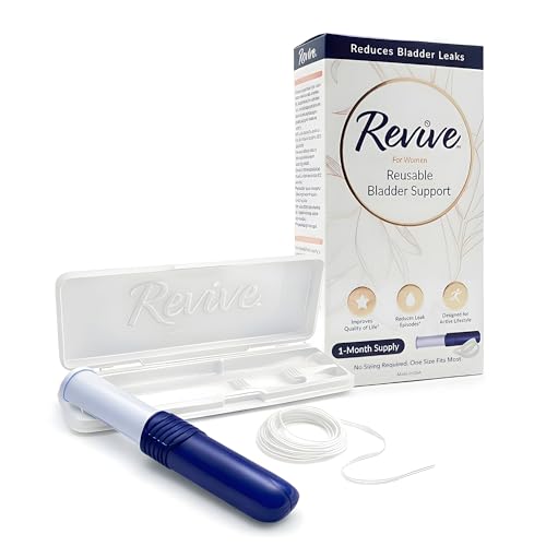 Revive Bladder Support Pessary for Women | Reusable Vaginal Device for Stress Incontinence & Leak Control | Comfortable Alternative to Pads & Liners | Womens Health Support | 1 Pack, One Month Supply
