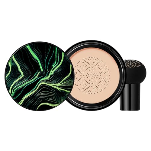 Base Maquillaje Mujer, Moisture Cushion Foundation, Polvos Compactos Maquillaje, Silky Cream, Cabeza De Cojín De Aire Líquida Fundación, Cabeza De Mushroom Resistente Al Agua, Hidratante