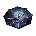 KAAVIYO Moonlight Purple Deer Umbrella Windproof Automatic Foldable Umbrells Auto Open Close for Men Women Kids