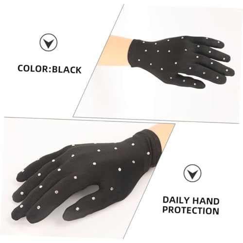 Figure-skating Performance Gloves Lace Gloves for Women Decorative Dance Party Stage2