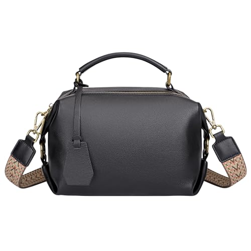 Over Earth Leather Purses for Women Genuine Leather Crossbody Bag Small Top Handle Handbag