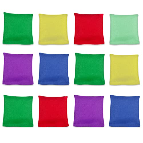Flintronic Cornhole Säckchen, 12 Stück Sitzsäcke Werfen, 7.5 x 7.5cm,...