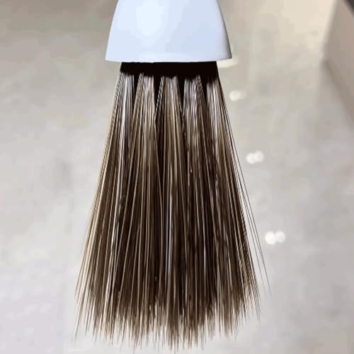 BLMAGS Kunststoff-Besen- und Kehrschaufel-Set, Haushaltsbesen mit weichen Borsten, Edelstahlgriff, Besen mit aufsteckbarer Kehrschaufel – Bild 5