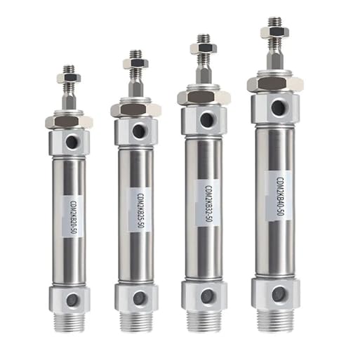 Cylindre pneumatique CDM2KB acier inoxydable de précision pour vérin d'usine