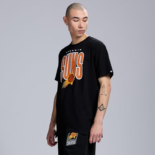Game 7 x NBA Officially Licensed Men's Graphic Short Sleeve Lightweight Crew Neck Cotton T-Shirt, Phoenix Suns, L, Black — view 2