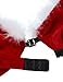 inhzoy Disfraz de Papá Noel para Hombre Conjunto de Lencería Terciopelo Sissy...