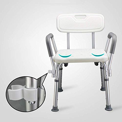 Chaise de douche pour personnes âgées en aluminium renforcé durable - 3