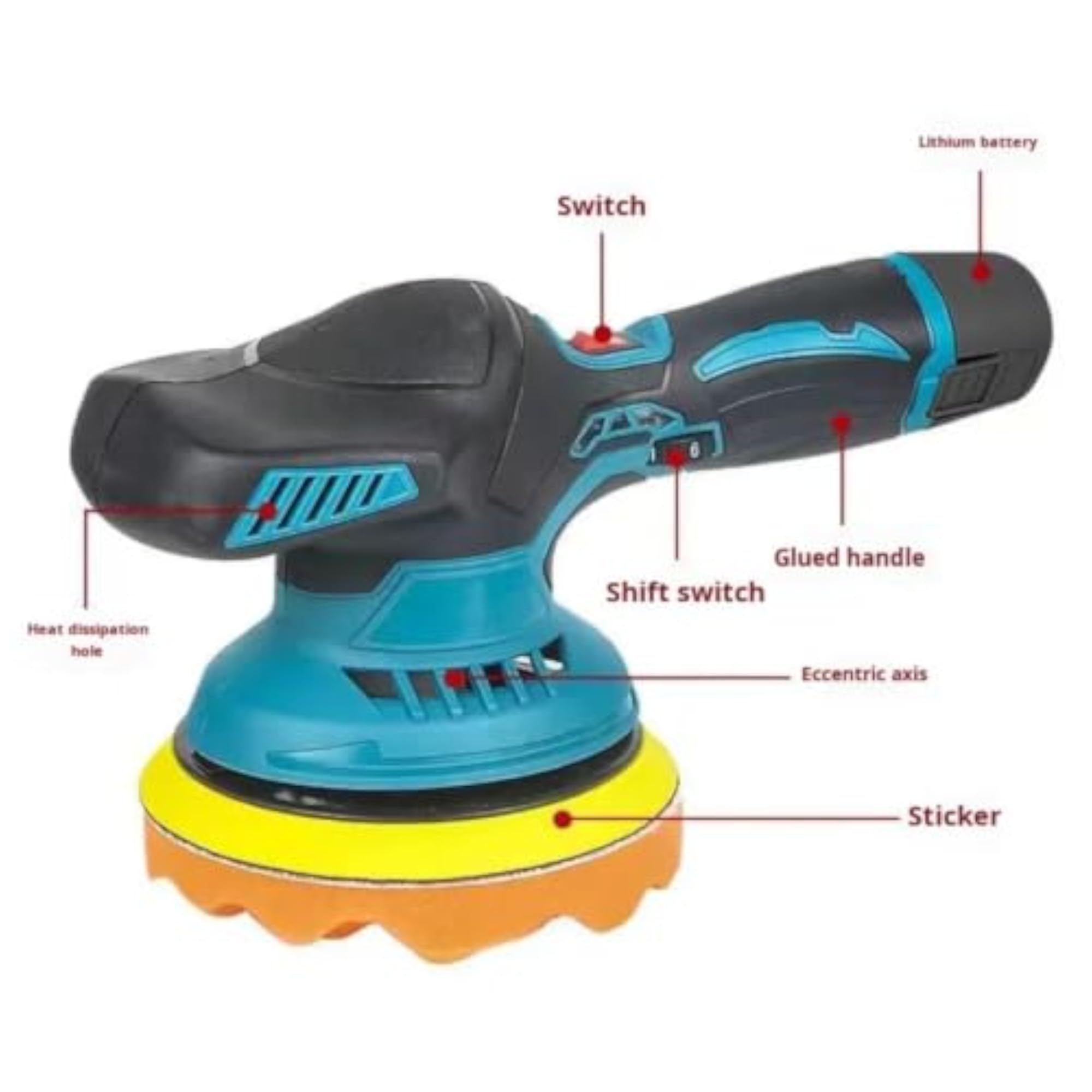 Professional Cordless Polishing Machine for Car and Wood
