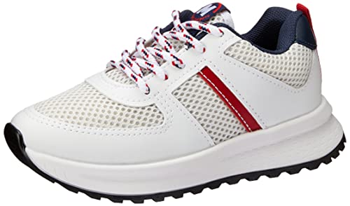 Tênis Molekinho Infantil Meninos, Branco/Vermelho, 31