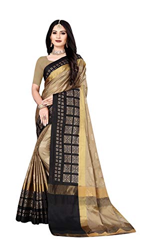 Image of OM SAI LATEST CREATION Soft Cotton & Silk Saree For Women Banarasi Saree Under 399 2021 Beautiful For Women saree